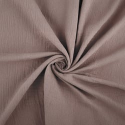 Coupon de tissu en double gaze de coton - Laize : 130 cm