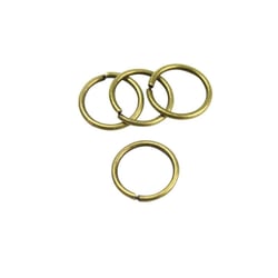 MégaCréa DIY - Anneaux brisés ronds 10 mm Laiton 80 pièces