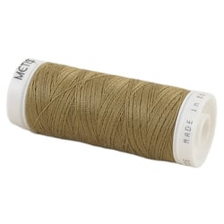 Bobine fil polyester 200m Oeko Tex fabriqué en Europe brun noyer