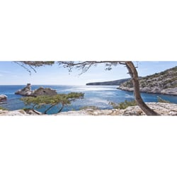 Tableau sur toile Calanque Sugiton 30x97 cm