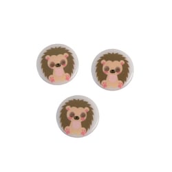 Bouton 2 trous enfant hérisson