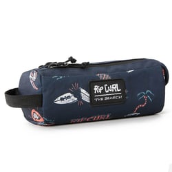 Trousse Rip Curl 21 CM - 2 compartiments Blue/Orange