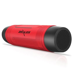 Enceinte Bluetooth Portable 4000mAh Son Stéréo LED Pour Tous Smartphones Rouge YONIS