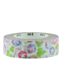 Masking tape - fleur belle de jour - morning glory - 7 m x 15mm