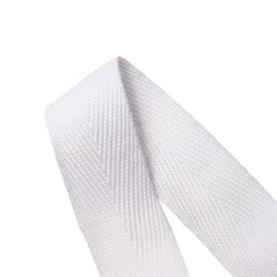 Prima Mercerie| Sergé de coton |biais de couture| Sergé 4M x 20MM blanc