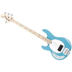 StingRay RAY4 Left-Handed Chopper Blue Sterling by Music Man