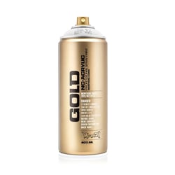 Bombe de peinture - Gold - Acrylique - Disco white - F9100 - 400ml - Montana Cans