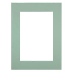 Passe-partout bleu clair 30x40 cm ouverture 20x30 cm