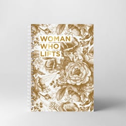 Carnet de Sport Pivoines Gold