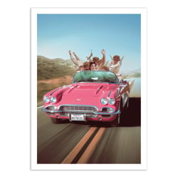 Affiche 30x40 cm - Roadtrip - Jonas Loose