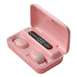 Ecouteurs Bluetooth Avec Réduction De Bruit Et Affichage Digital Innovant Rose YONIS