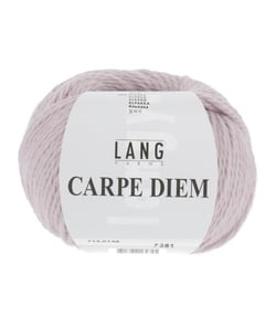Pelote de Laine et Alpaga à tricoter CARPE DIEM - Lang Yarns 0148 Rose sombre