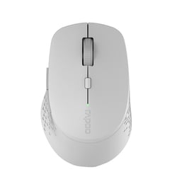 Souris Sans Fil Bluetooth Silencieuse Ergonomique Haute Précision 1600DPI Gris Clair YONIS