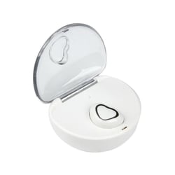 Ecouteurs Bluetooth Mini Invisibles Sport Sans Fil Avec Boîtier De Charge Noir Blanc YONIS