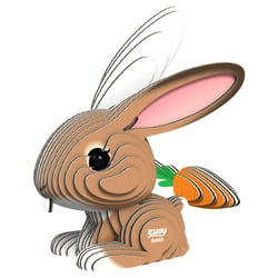 Eugy 3D Modèle: ANIMAL DE FERME / LAPIN 7,1x3,4x6,5cm, en carton, en boîte,  6+