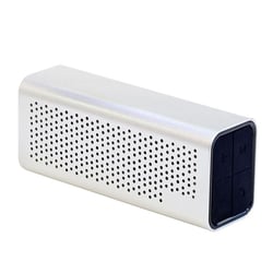 Enceinte Bluetooth Portable Rechargeable NFC Support Carte TF Ultra Compacte Argent YONIS