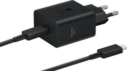 Samsung Chargeur secteur rapide 45W GaN USB-C avec câble 1m80 Noir
