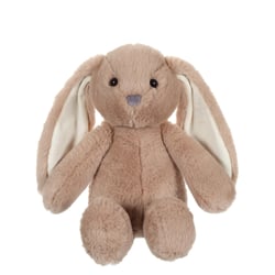 Peluche - Peluche Lapin Trendy Bunny Taupe - 28 cm