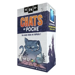 Chats de poche – Jeu de cartes - Blackrock Editions - Aqua