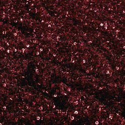 Tissu Maille Sequins extensible uni Rouge