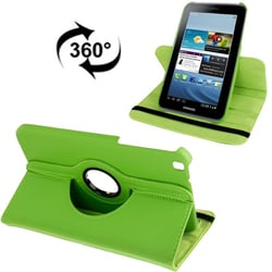 Housse Samsung Galaxy Tab 3 SM T3100 étui 8 pouces support 360° Vert YONIS