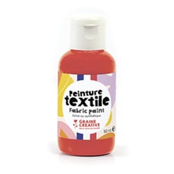 PEINTURE TEXTILE ROUGE 50ML