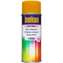 Spray de peinture Belton Spectral RAL1028 Jaune Melon 400ml