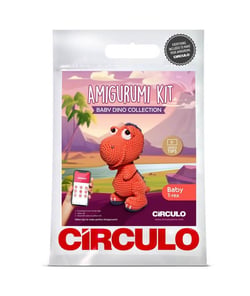 Kit Amigurumi Bébé T-Rex - Circulo Orange
