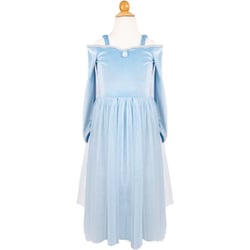 Déguisement de Princesse en Velours Bleu Taille 5-6 ans