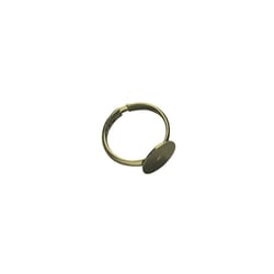 Bague à  décorer avec rondelle, 12 mm en vrac, or