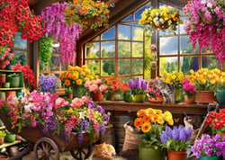 Puzzle 500 pièces - La Cabane de Rempotage - Bluebird Puzzle