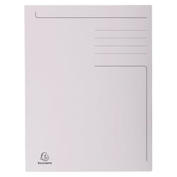 Chemise imprimée 3 rabats Forever® 280gm2 - Folio - Gris - x 50 - Exacompta