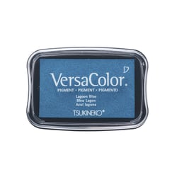 Versa Color Tampon encreur pigmenté, bleu lagon, 9,6x6,3x1,8cm