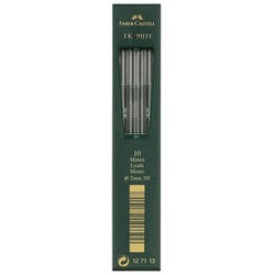 Mine de rechange pour porte-mine FABER-CASTELL - Étui de 10 mines - 3H - 2 mm