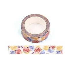Washi masking Tape ruban adhésif scrapbooking décoration 1,5 x 9 m ROSES