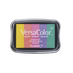 Tampon encreur "Versacolor", arc en ciel, 5 couleurs, 4,7x7,5 cm