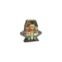Puzzle silhouette – Station Spatiale – 54 pcs - Djeco - Orange