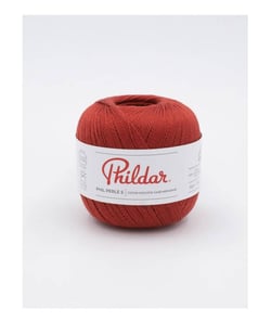 Cotons à Crocheter PHIL PERLE 5 - Phildar Acajou rouge