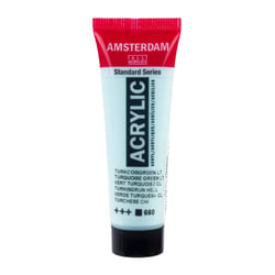 Peinture acrylique en tube - Vert turquoise clair - 660 - Amsterdam - 20ml
