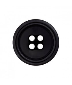Boutons dégradés costume Polyester 4 trous 20mm X 3 - Prym Noir