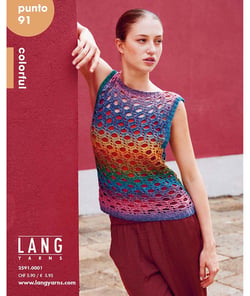 Livre Punto N°91 – COLORFUL - Lang Yarns Rouge