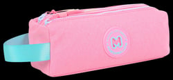 Trousse scolaire Bagtrotter 2 compartiments Sweet Glow Pink rose brillant