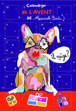 Calendrier de l’Avent « il neige ? » de l’artiste Mademoiselle Bouche - Exclusivité Cultura.