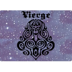 Tapis de souris signe du zodiaque Vierge 27 x 19 cm