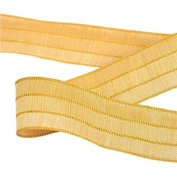 Bobine 25m ruban 3 tons 30mm Jaune Moutarde