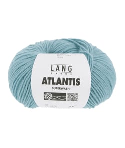 Pelote de laine vierge ATLANTIS - Lang Yarns 0072 bleu