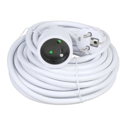 Rallonge Électrique 10m – 3500W 220-240V | Blanche Intérieur