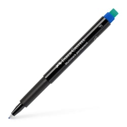 Feutre - Bleu - Indélébile - Fin - Tous supports - Faber-Castell