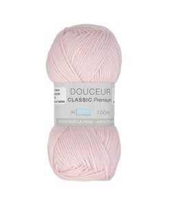 Fil à tricoter Douceur Classic Premium - Trimits : Doux et Résistant pour Tous Vos Projets 868 Rose