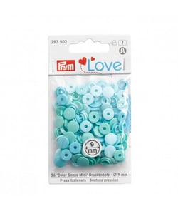 Bouton pression Color Love Mini 19mm X 36 - Prym - certifié Oeko-Tex Vert